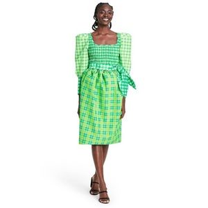 NWT! 🏆 CHRISTOPHER JOHN ROGERS 🍓 Plaid Dress